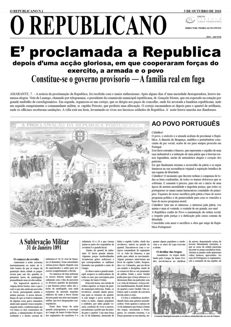 O Republicano – Nº 1